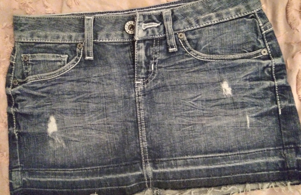 Guess denim mini skirt